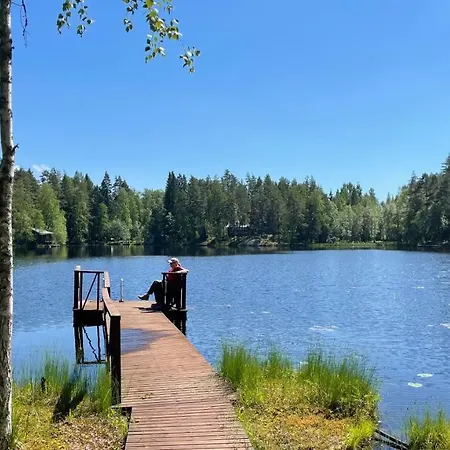 펜션 Well Equipped Facing 2 Lakes